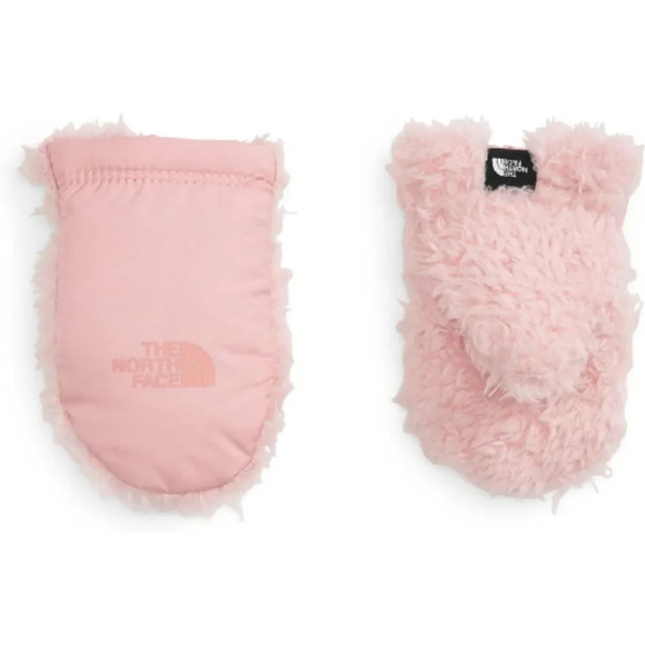 The North Face Peach Pink Littles Suave Oso Mitt Girl's Mittens Gloves OS - Picture 1 of 12